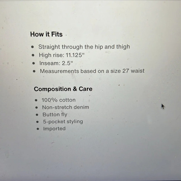 Levi’s 501 original high rise shorts- wise up black - Picture 4 of 8